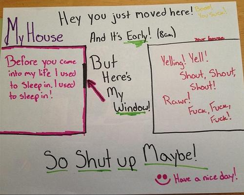 piss off your neighbors Hott guy having sex